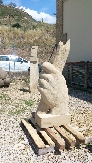 Escultura en piedra Arenisca Uncastillo