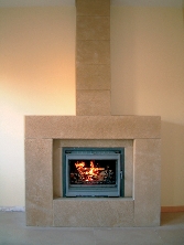 Chimenea en piedra modelo Torralba