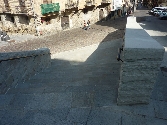 Piedra Gris Moncayo en las calles de Vitoria-Gasteiz